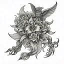 trinacria tattoo design idea