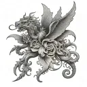 trinacria tattoo design idea