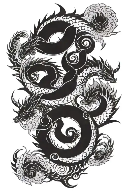 Uzumaki Naruto Ninja Nine Tails tattoo design idea