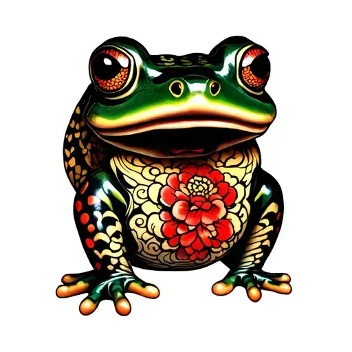 Toad tattoo design idea