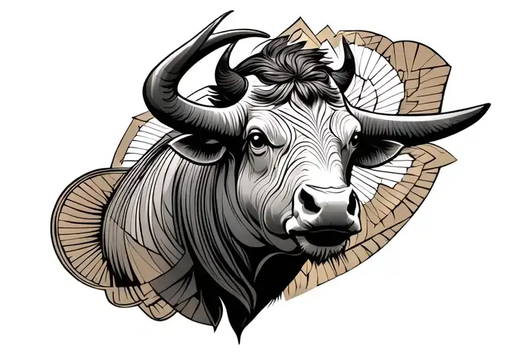 carabao Thai tattoo design idea