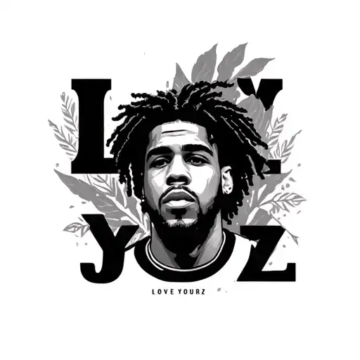 J Cole Love Yourz tattoo design idea