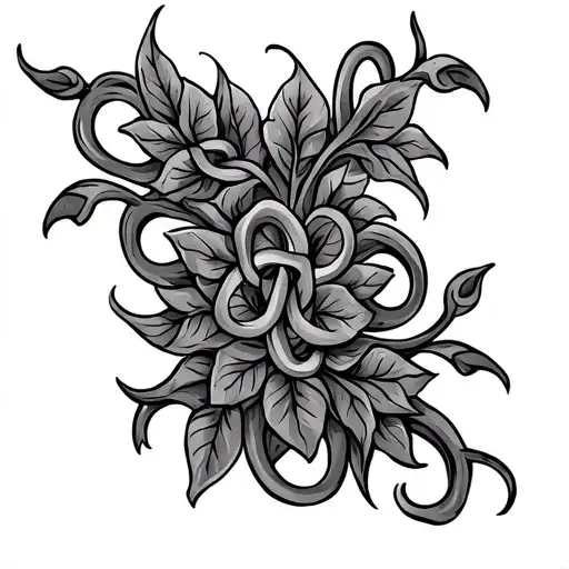 Celtic Vine tattoo design idea