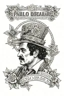 Pablo Escobar tattoo design idea