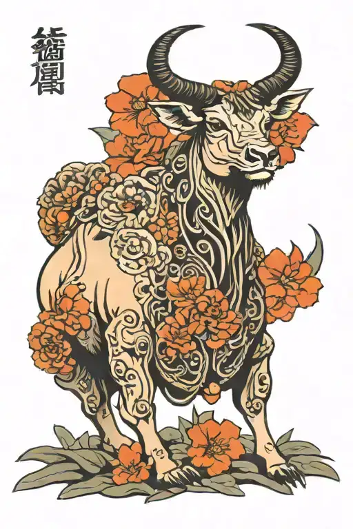 Eland tattoo design idea