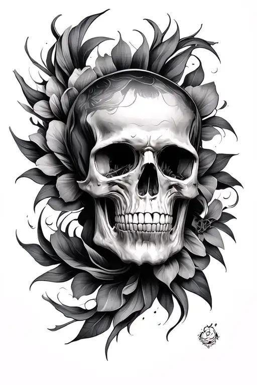 3D Illusion  tattoo design idea