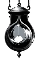 pendulum swinging tattoo design idea