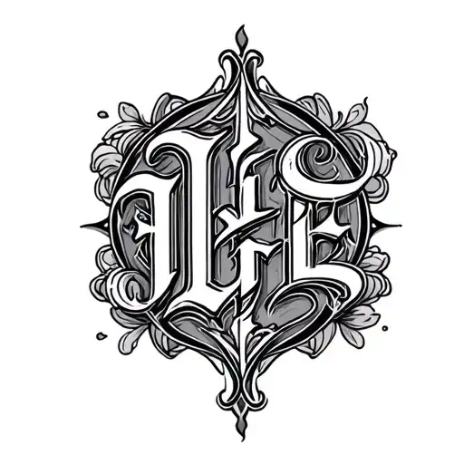 Two Word Ambigram Generator tattoo design idea