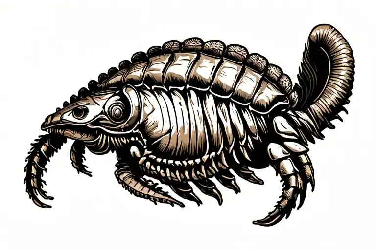 trilobite tattoo design idea