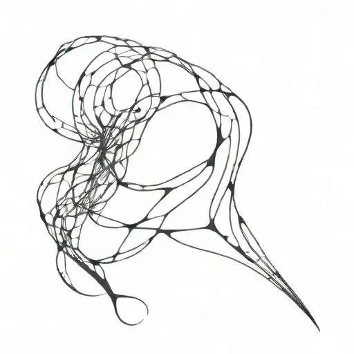 bio mechanical tattoo design idea