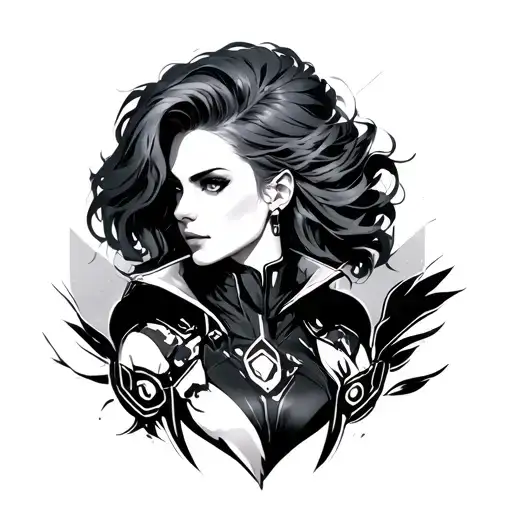 moira overwatch tattoo design idea