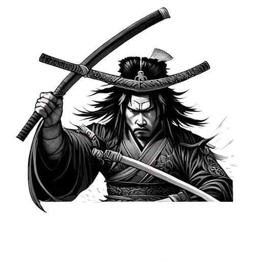 Musashi Miyamoto tattoo design idea