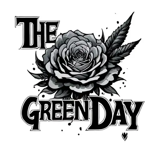 Green Day logos tattoo design idea