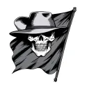 straw hat flag with tony tony choppers flag combined tattoo design idea