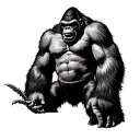 King Kong tattoo design idea