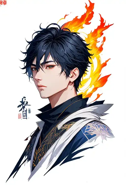 Jinwoo from solo leveling tattoo design idea