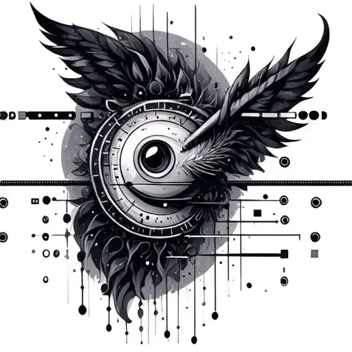 Morse Code tattoo design idea
