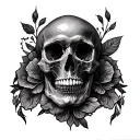 Amor Fati Memento Mori tattoo design idea