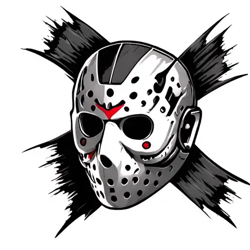 Jason Mask tattoo design idea