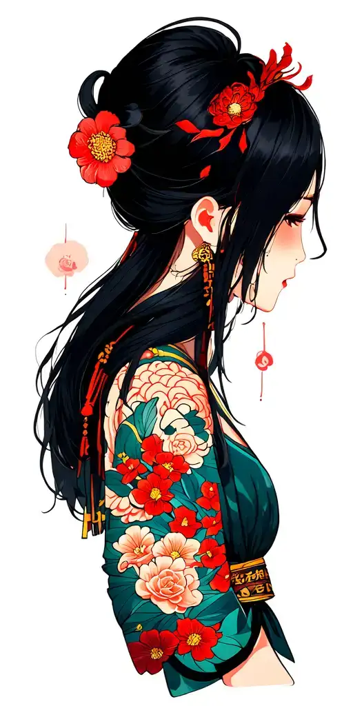anime sleeve tattoo tattoo design idea