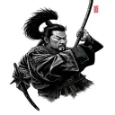 Samurai Seppuku tattoo design idea