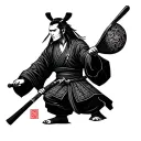 Samurai Seppuku tattoo design idea