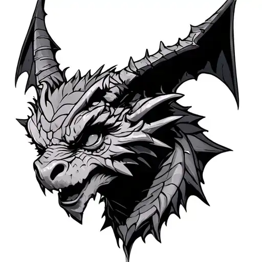 Cute Gargoyle tattoo design idea