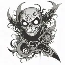 soul eater tattoo design idea