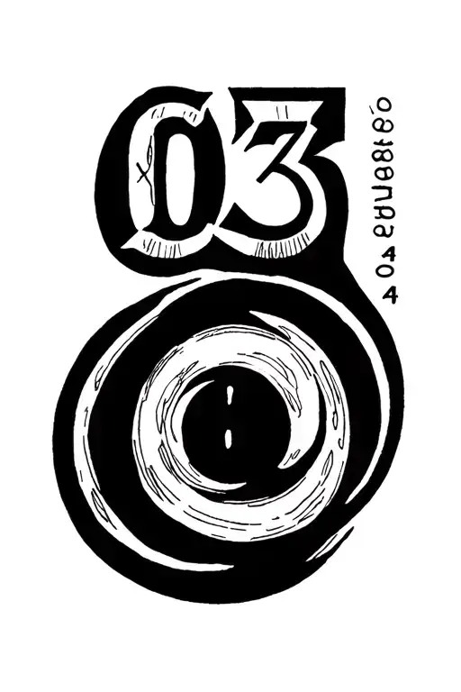 Roman numeral dates  03 08 24 and 01 24 05 tattoo design idea