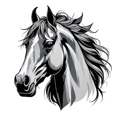 Pale Horse tattoo design idea