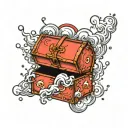box of rain tattoo design idea