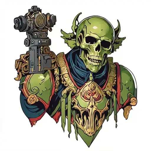 death guard terminator tattoo design idea