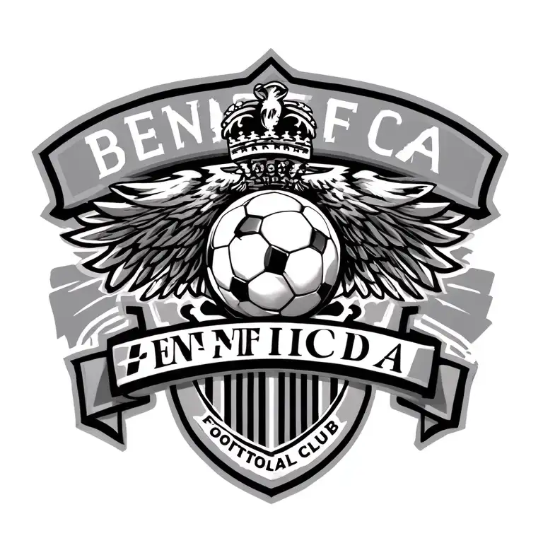 Benfica football club tattoo design idea
