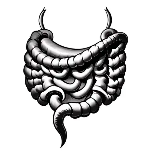 Colon Cancer tattoo design idea