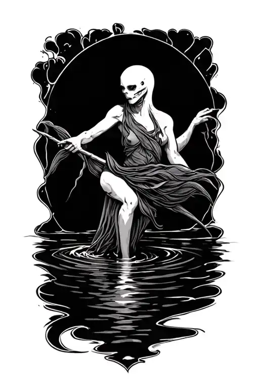 river styx tattoo design idea