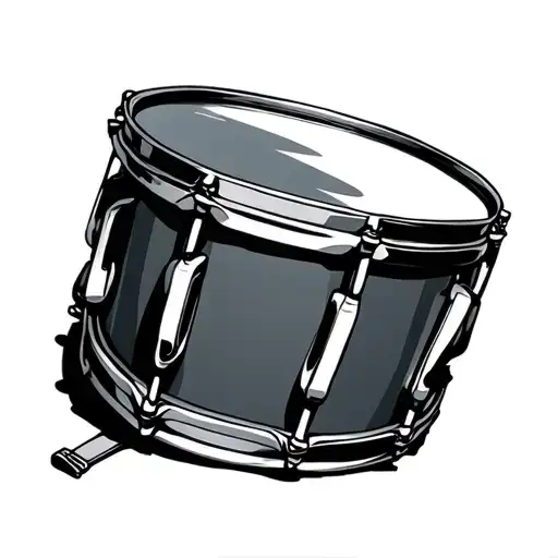 snare drums tattoo design idea