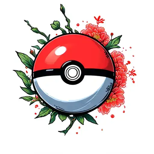 Pokeball tattoo design idea
