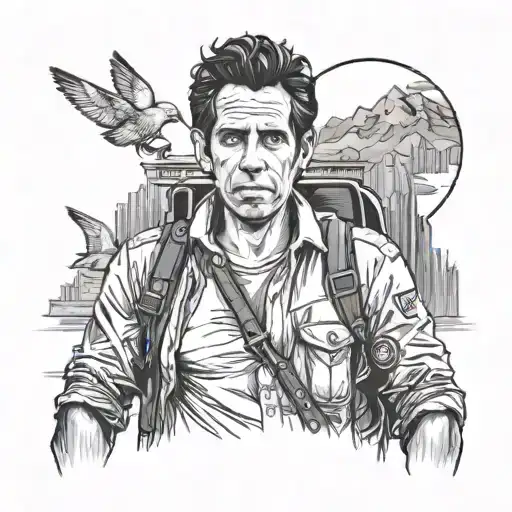 the secret life of Walter Mitty Ben stiller movie tattoo design idea