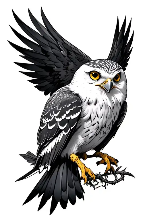 Hedwig tattoo design idea