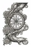 perspective symbol tattoo design idea