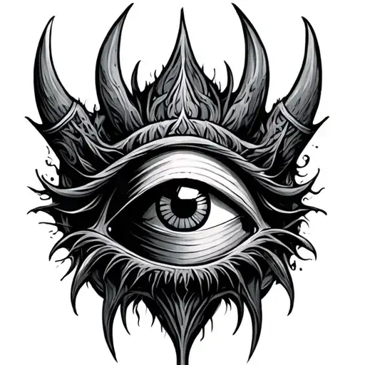 Odins Eye tattoo design idea
