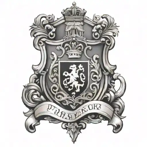 Portuguese crest tattoo design idea