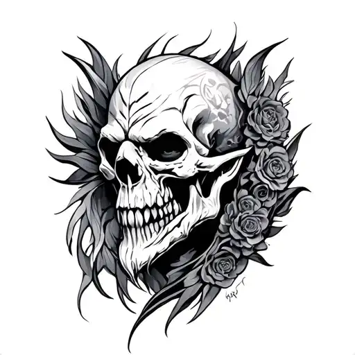 Elder Scrolls tattoo design idea