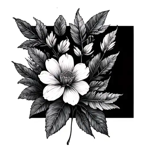 nature inspired by poems tattoo design idea