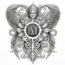 Jan. 21, 1986 2014 in roman numerals tattoo design idea