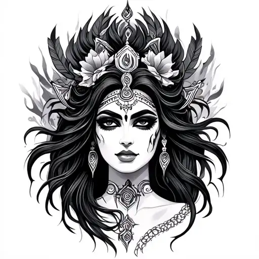 Kali tattoo design idea