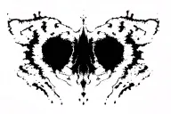Rorschach test tattoo design idea