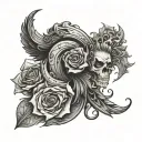 On Triceps tattoo design idea
