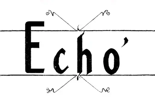 "Echo
2023-07-21 " tattoo design idea