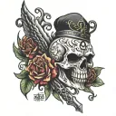 No surrender. No illusion tattoo design idea